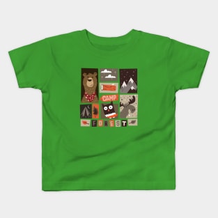 camp forset Kids T-Shirt